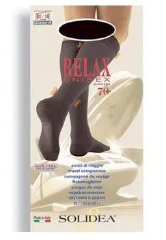 Solidea Relax Unisex 70 DEN Gambaletto Compressivo Colore Antracite Taglia 3 L