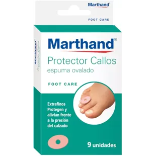 Marthand Foot Care Oval Foam Callus Protector 9 Einheiten