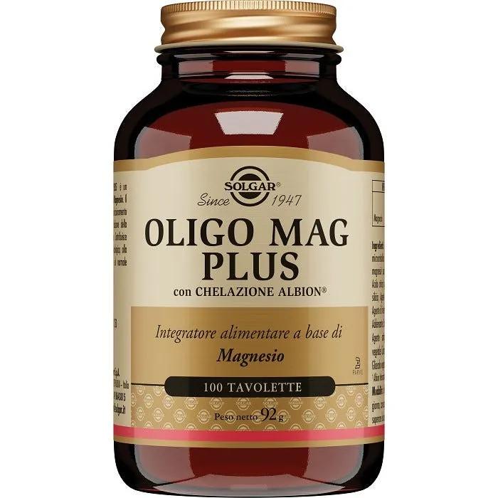 Solgar Oligo Mag Plus Integratore di Magnesio 100 Tavolette