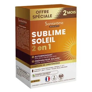 Santarome - Autoabbronzante e protezione solare - Offerta 2 mesi - 60 capsule