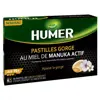 Humer Pastilles Gorge Miel de Manuka Actif dès 6 ans 16 pastilles