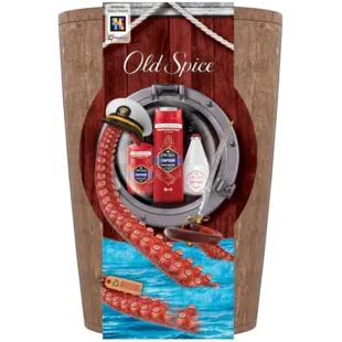 Conjunto de presente Old Spice Captain Barrel Desodorante 50 ml + Gel 250 ml + Loção pós-barba 100 ml