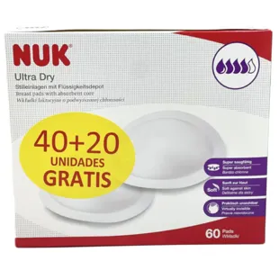 Nuk Ultra Dry Nursing Pads 40 units + 20 units FREE