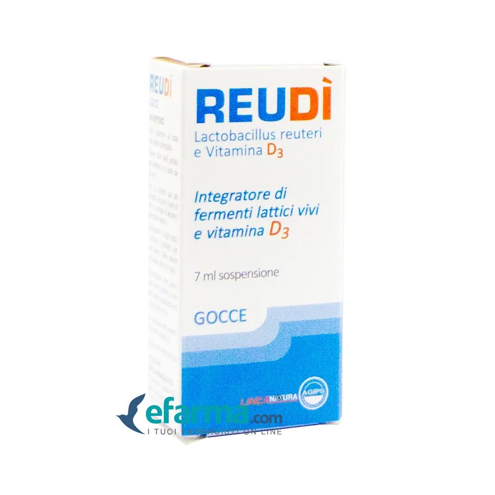 Reudì Integratore Fermenti Lattici e Vitamina D3 Gocce 7 ml