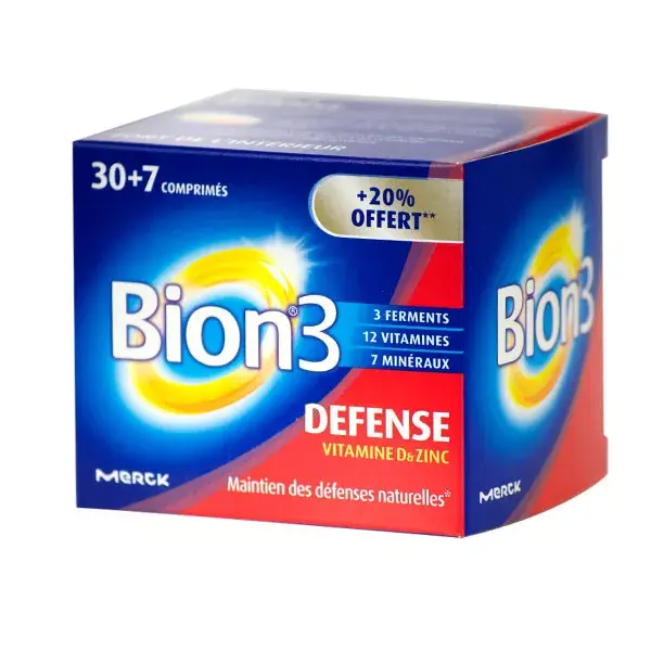 Adultos 30 comprimidos Bion 3 + 7 disponible