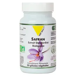 Vit'all+ Safran Bio 30 gélules végétales