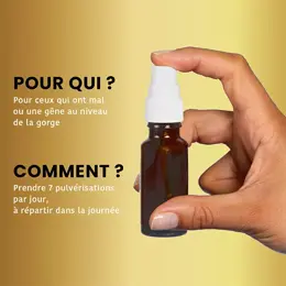 Santarome Bio Spray Gorge au Miel de Manuka Bio Apaise la gorge 20 ml