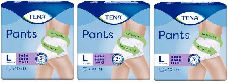 TENA Pants Maxi Large Unisex 3x10 units