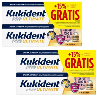 Kukident Pro Ultimate Unflavored 15% FREE 4x40 gr