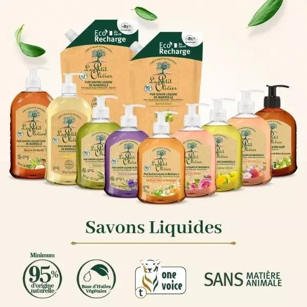 Le Petit Olivier - Savon Liquide Alep - Huile d'Olive & Baies De Laurier 300ml