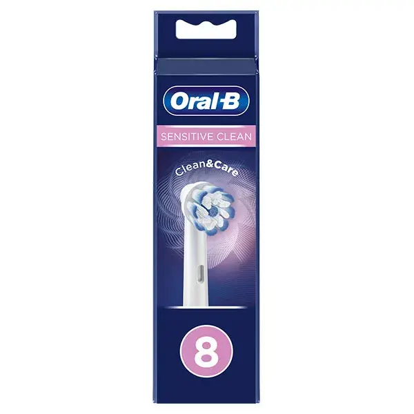 Oral B Sensi Ultra Thin Recambio para Cepillo de Dientes Eléctrico Pack de 8 unidades