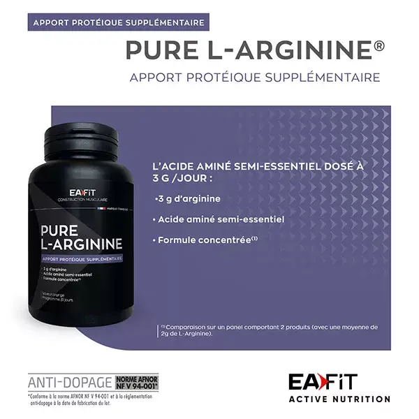 Eafit Pure L-Arginine 141g