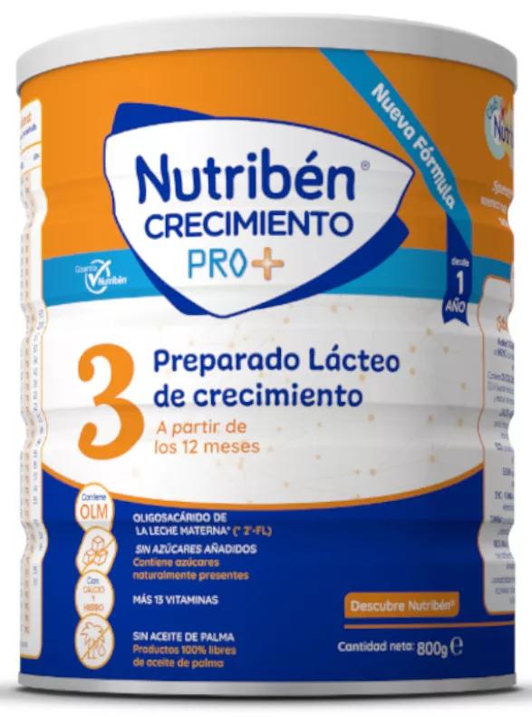 Nutribén Pro+ Leche de Crecimiento 3 800 gr