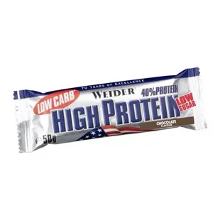 Weider Riegel 40 % Protein Low Carb Riegel Schokolade 1 Einheit 50 gr