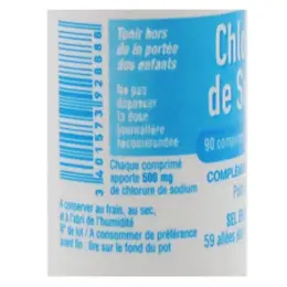 Erjean Nuthera Chlorure de Sodium 90 comprimés