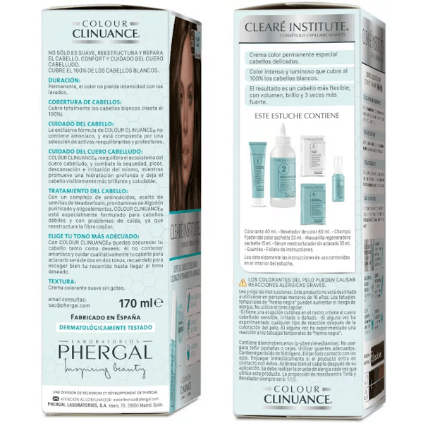 Clinuance Permanent Color Cream Delicate Hair 6.3 Dunkelgoldblond