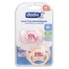 Dodie Sucette Anatomique +6m Silicone Dresseuse de Licorne Rose Lot de 2