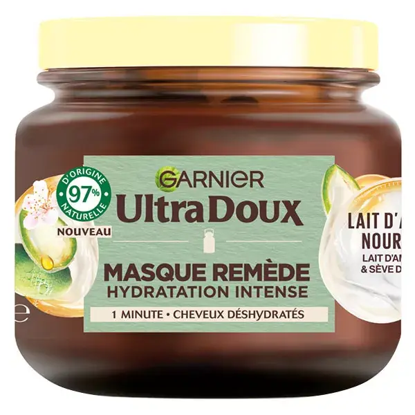 Garnier Ultra Doux Masque Remède Hydratation Intense Lait Amande 340ml