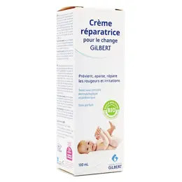 Gilbert Bébé Crème Réparatrice Change Bio 100ml