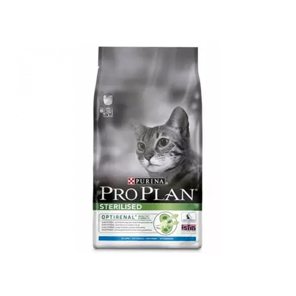 Purina Proplan Sterelised OptiRenal Alimento para Gatos de Conejo 1,5kg