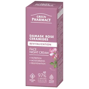Green Pharmacy Damask Rose Night Cream + Ceramides 50 ml