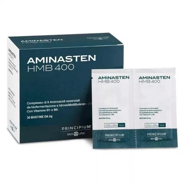 Bios Line Principium Aminasten HMB 400 Integratore Per Affaticamento 30 Bustine