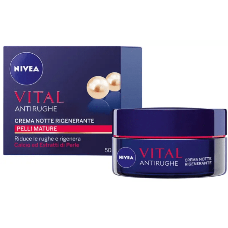 Nivea Vital Antirughe Crema Notte Rigenerante Viso 50 ml