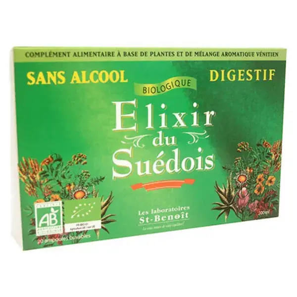 Elixir of Swedish digestive Bio 20 ampoules x 10ml