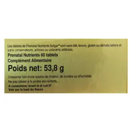 Solgar Prenatal Nutrients 60 comprimés