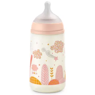 Suavinex Anti-Colic Bottle Medium Flow Physiological Teat SX Pro Dreams Pink +3m 270 ml