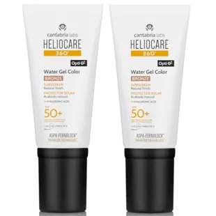 Heliocare 360 Color Water Gel Bronze SPF50+ 2x50 ml