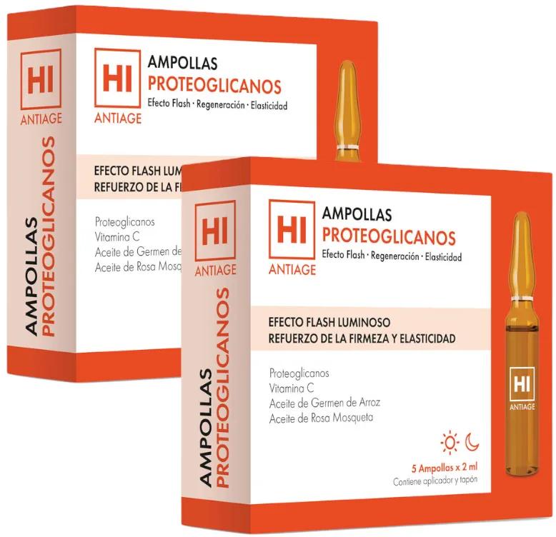 HI Antiage Ampoules Protéoglycanes Double Effet Flash 2x5 unités