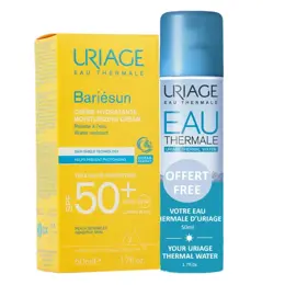 Uriage Bariésun Crème Hydratante SPF50+ 50ml + Eau Thermale Offerte 50ml