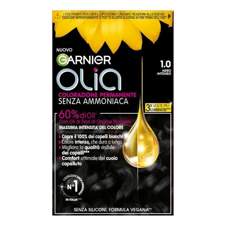 Garnier Olia Midnight Colorazione Permanente Capelli Colore Nero Intenso