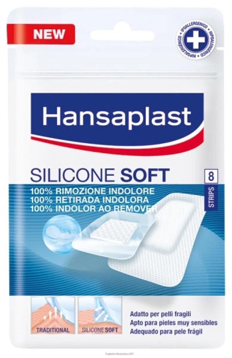 Hansaplast Cerotti Ipoallergenici Silicone Morbidi 8 Pezzi