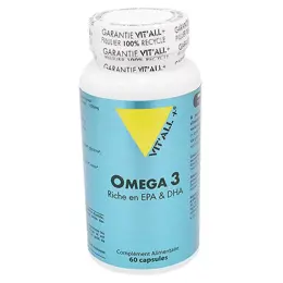 Vit'all+ Oméga 3 60 capsules