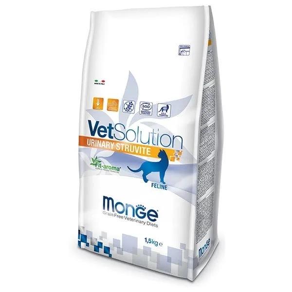 Monge Vetsolution Urinary Struvite Linea Medica Cibo Secco Gatti Sacco 1,5 Kg