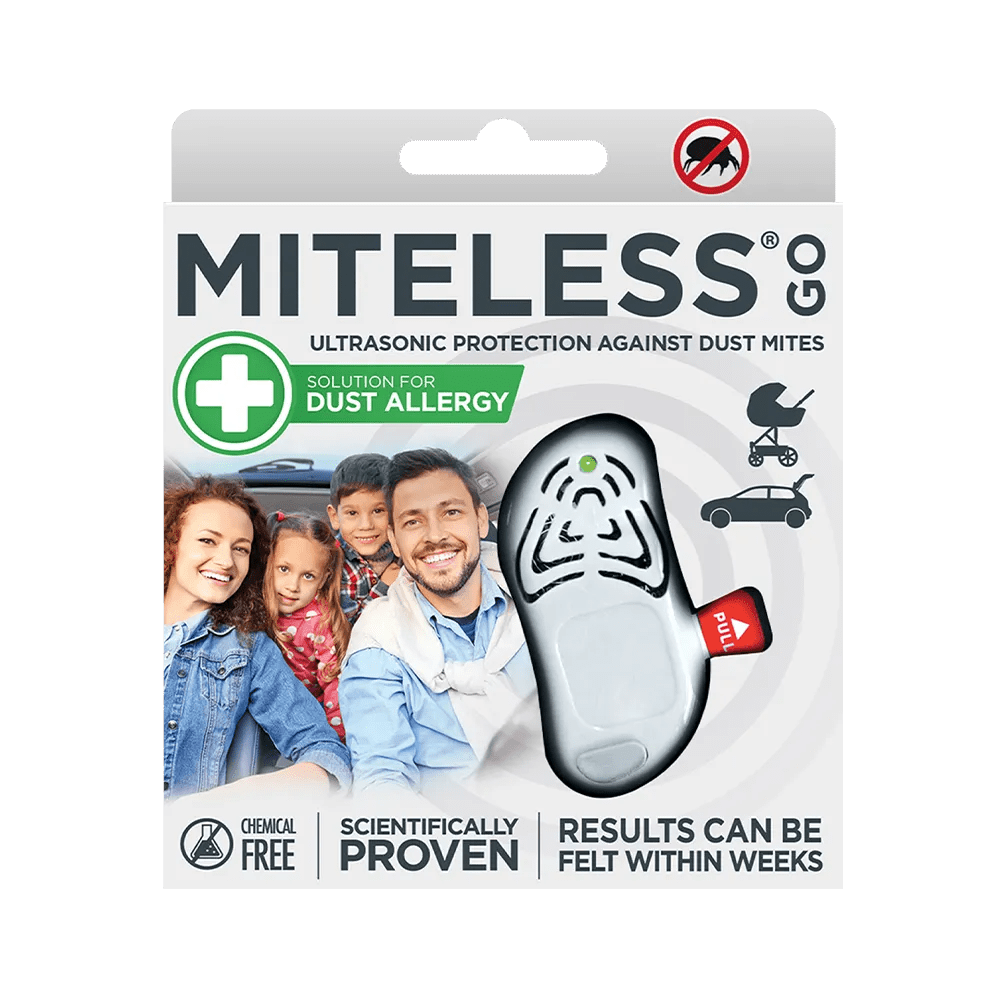 Miteless Go Antiacari Ad Ultrasuoni Portatile Bianco