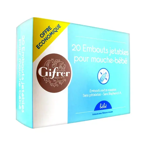 Gifrer Disposable Baby Nose Nozzles x 20 