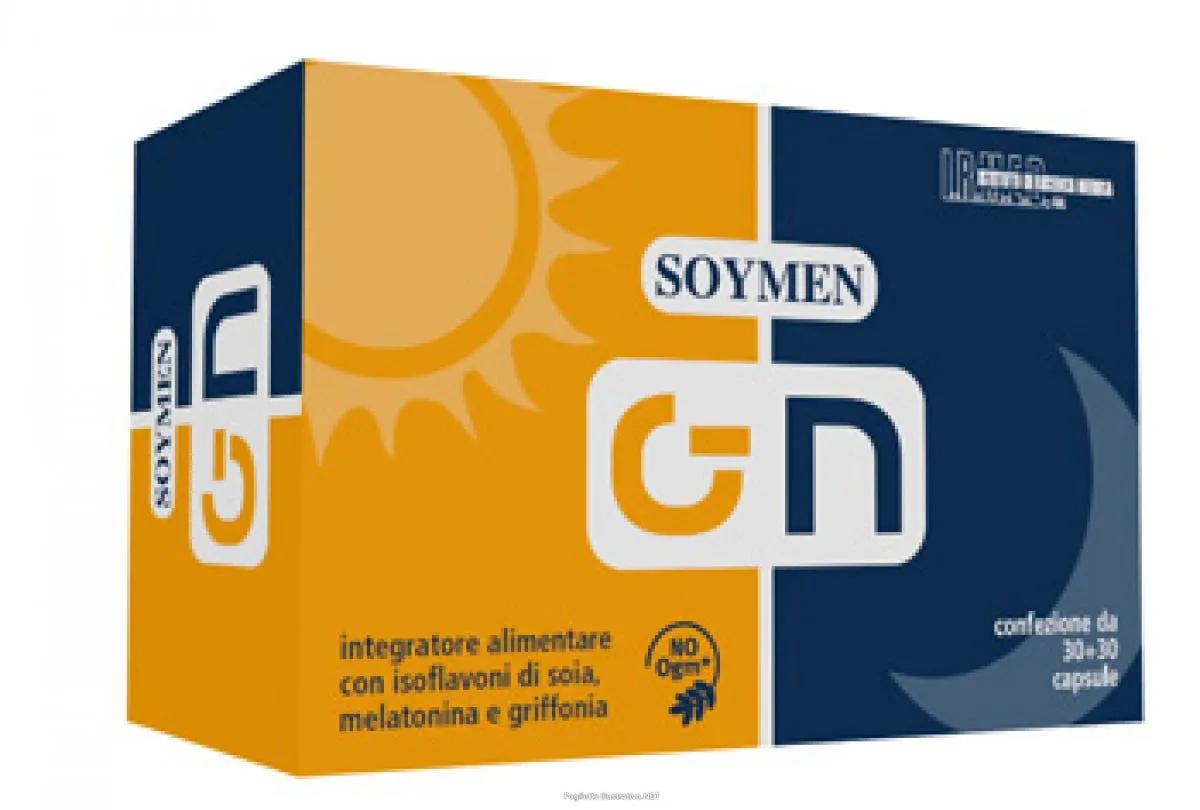 Soymen Integratore di Isoflavoni di Soia e Melatonina 30 Capsule