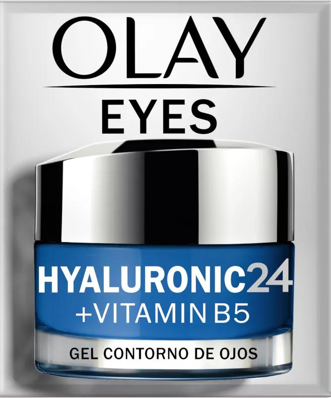 Olay Gel Crème Contour des Yeux Hyaluronique + Vitamine B5 15 ml