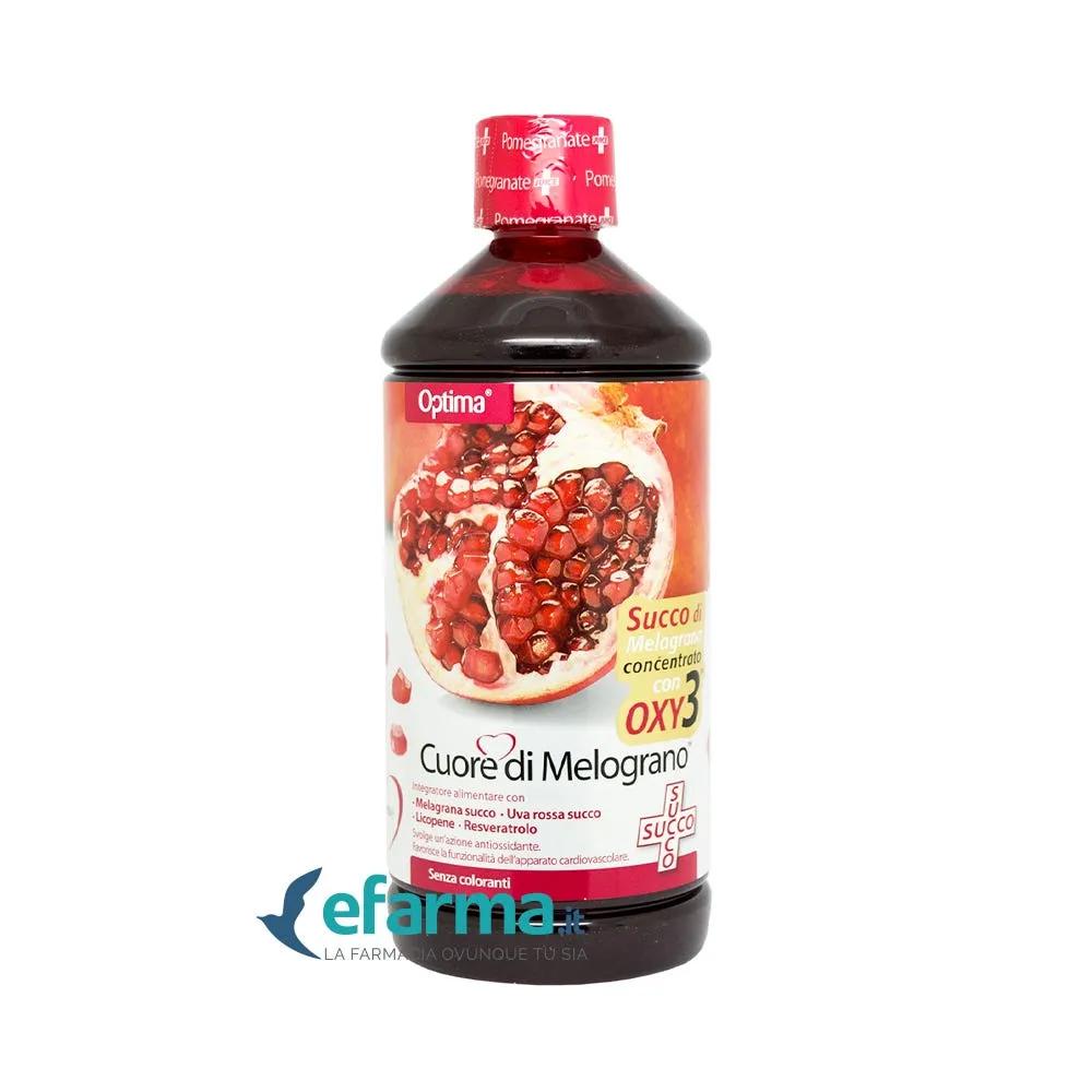 Optima Cuore Di Melograno Succo con Oxy3 Integratore Antiossidante 1 L