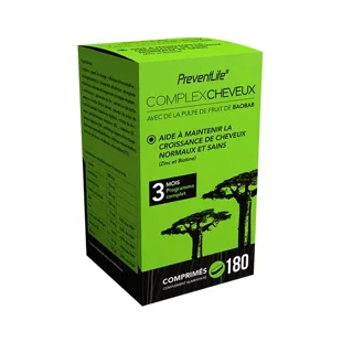 SIDN PREVENTLIFE ComplexCheveux 180 compresse