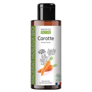 Olio di carota biologico macerato per aromaterapia e fitoterapia Propos' Nature 100ml