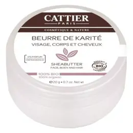 Cattier Beurre de Karité 100% Bio 20g