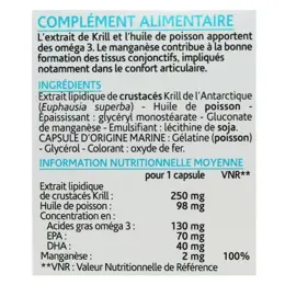 Arkopharma Arkogélules Huile de Krill 45 gélules