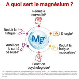 MAG 2 Gommes Pêche Magnésium Vitamine B6 Fatigue Nervosité 45 gommes