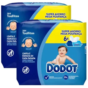 Dodot Toallitas Recambio 12x64 uds