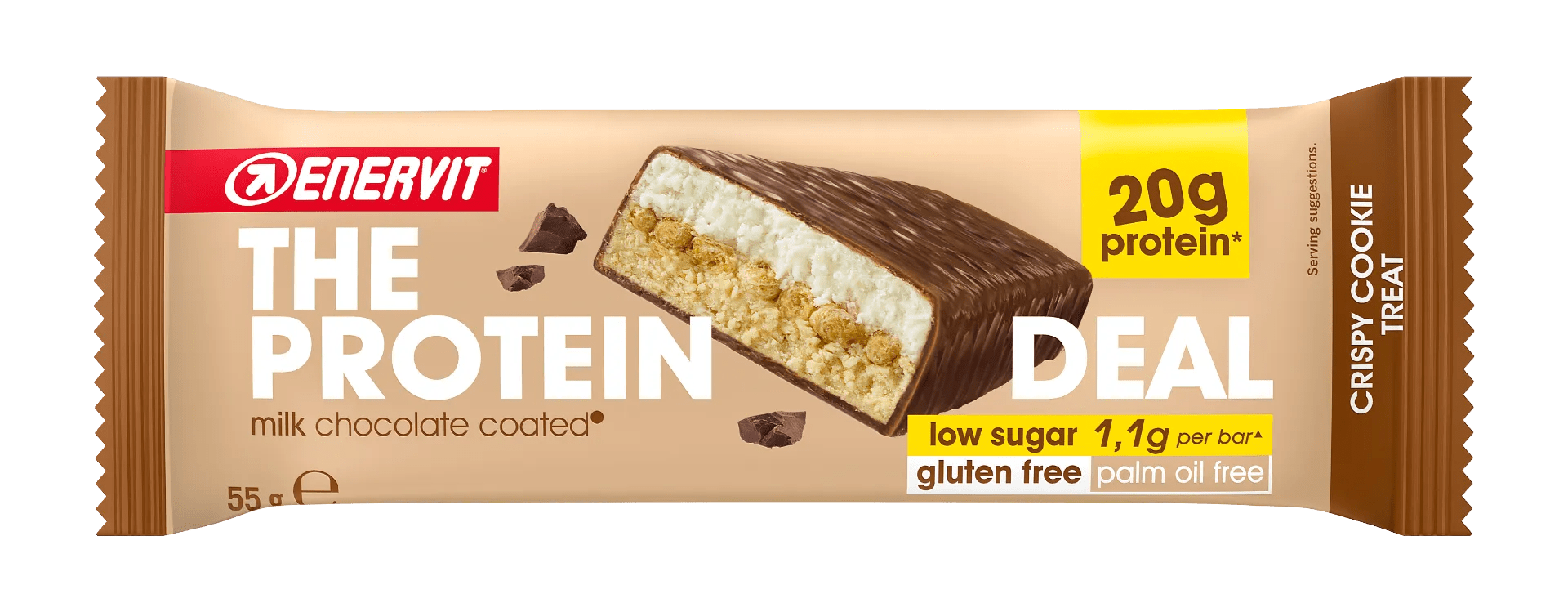 Enervit The Protein Deal Barretta Proteica Gusto Crispy Cookie Treat 55 gr