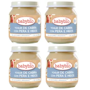 Yaourt au lait de chèvre Babybio aux poires et aux figues +6m 4x130 gr
